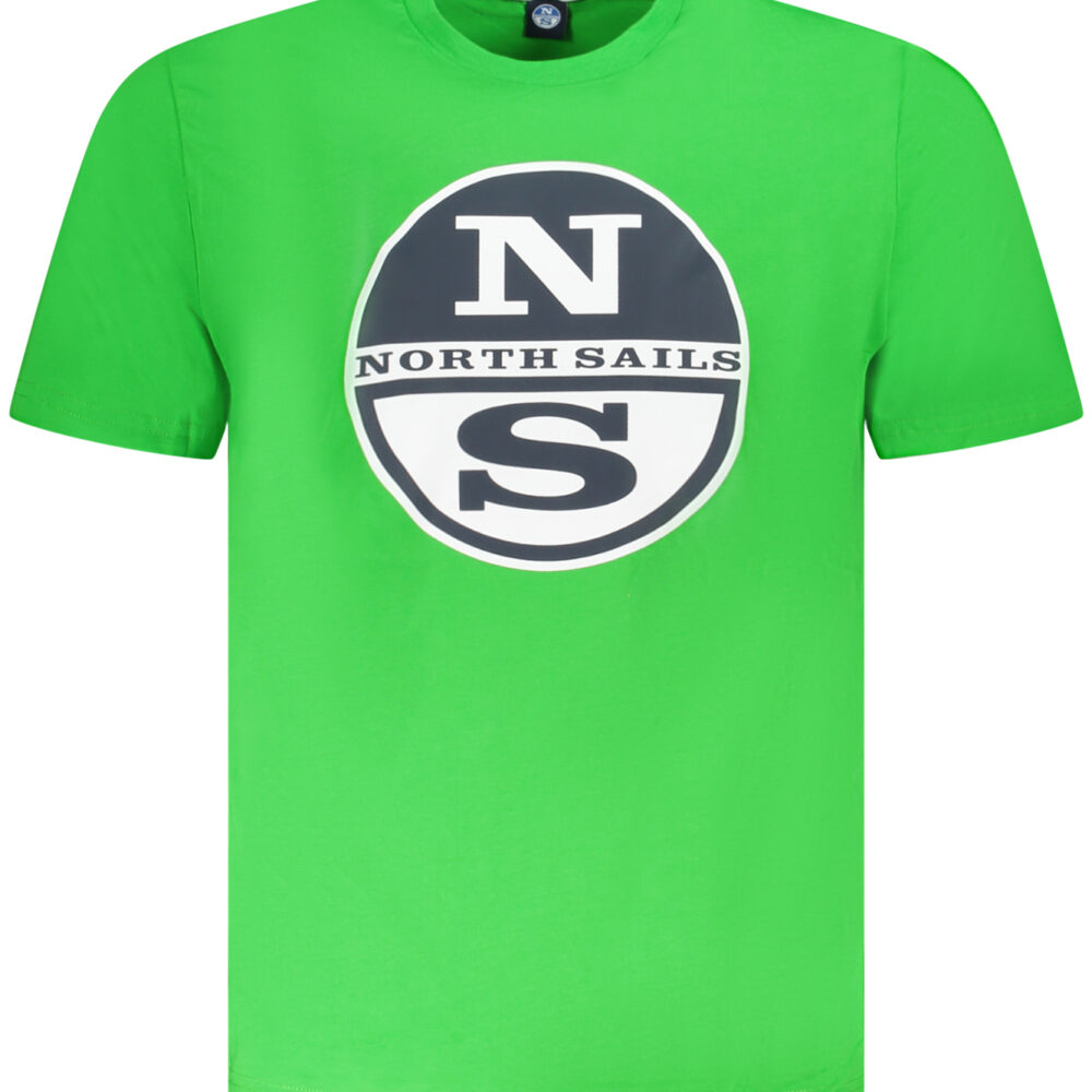 NORTH SAILS T-SHIRT MANICHE CORTE UOMO VERDE