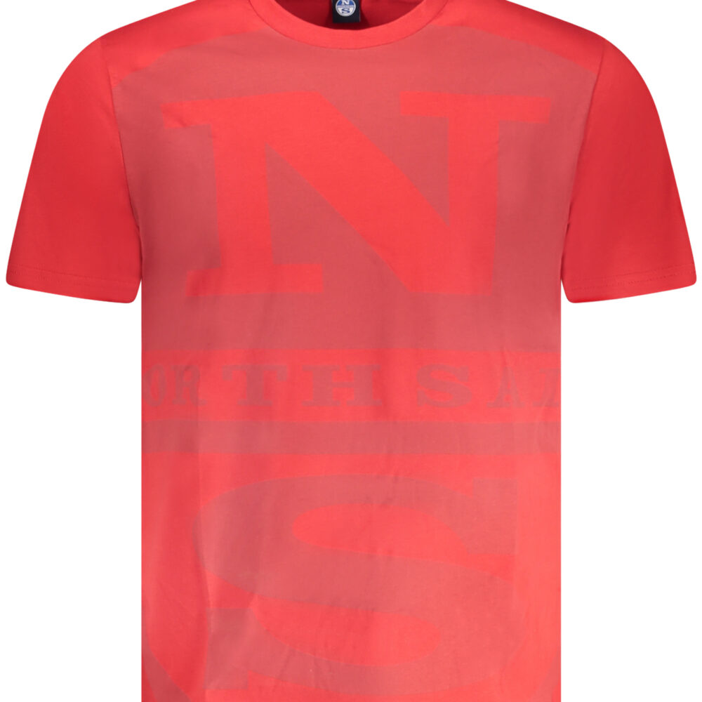 NORTH SAILS T-SHIRT MANICHE CORTE UOMO ROSSO