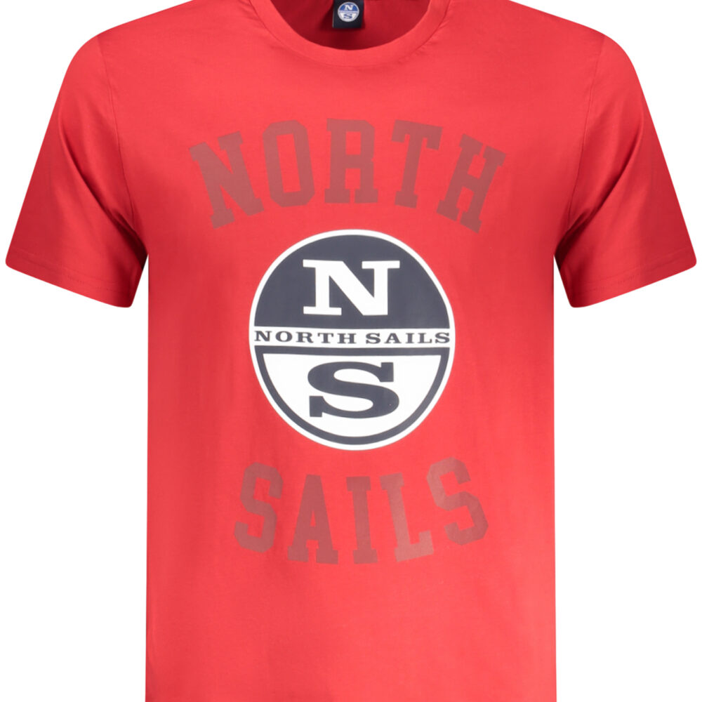 NORTH SAILS T-SHIRT MANICHE CORTE UOMO ROSSO
