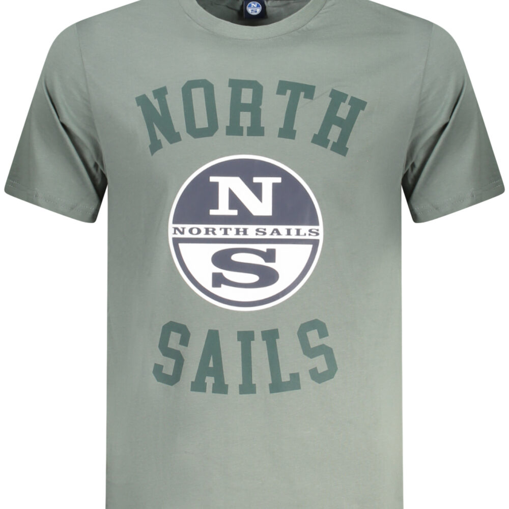 NORTH SAILS T-SHIRT MANICHE CORTE UOMO VERDE