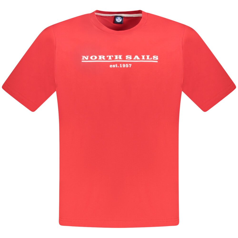 NORTH SAILS T-SHIRT MANICHE CORTE UOMO ROSSO