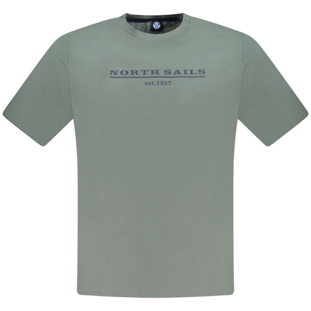 NORTH SAILS T-SHIRT MANICHE CORTE UOMO VERDE
