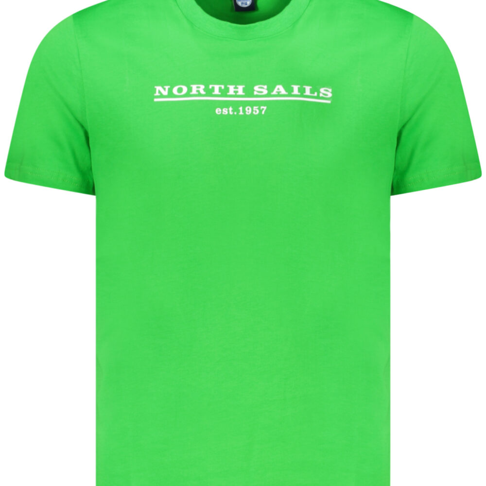 NORTH SAILS T-SHIRT MANICHE CORTE UOMO VERDE