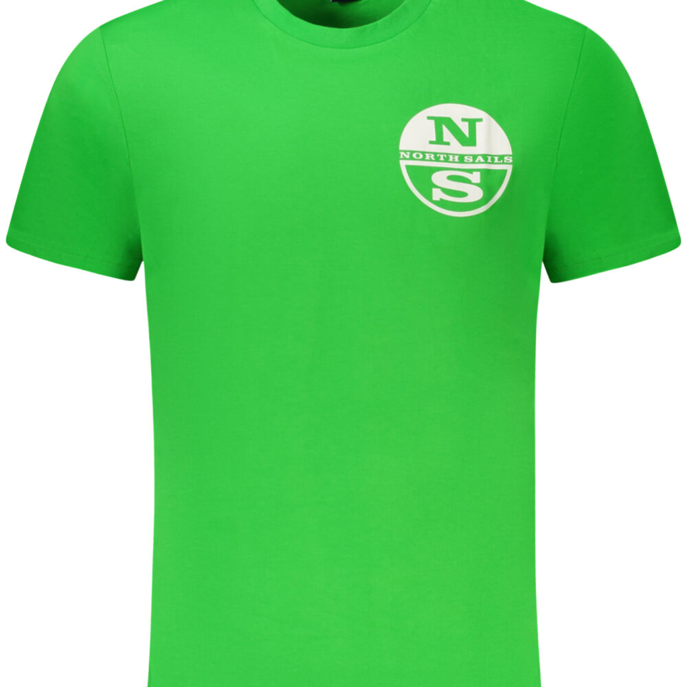 NORTH SAILS T-SHIRT MANICHE CORTE UOMO VERDE