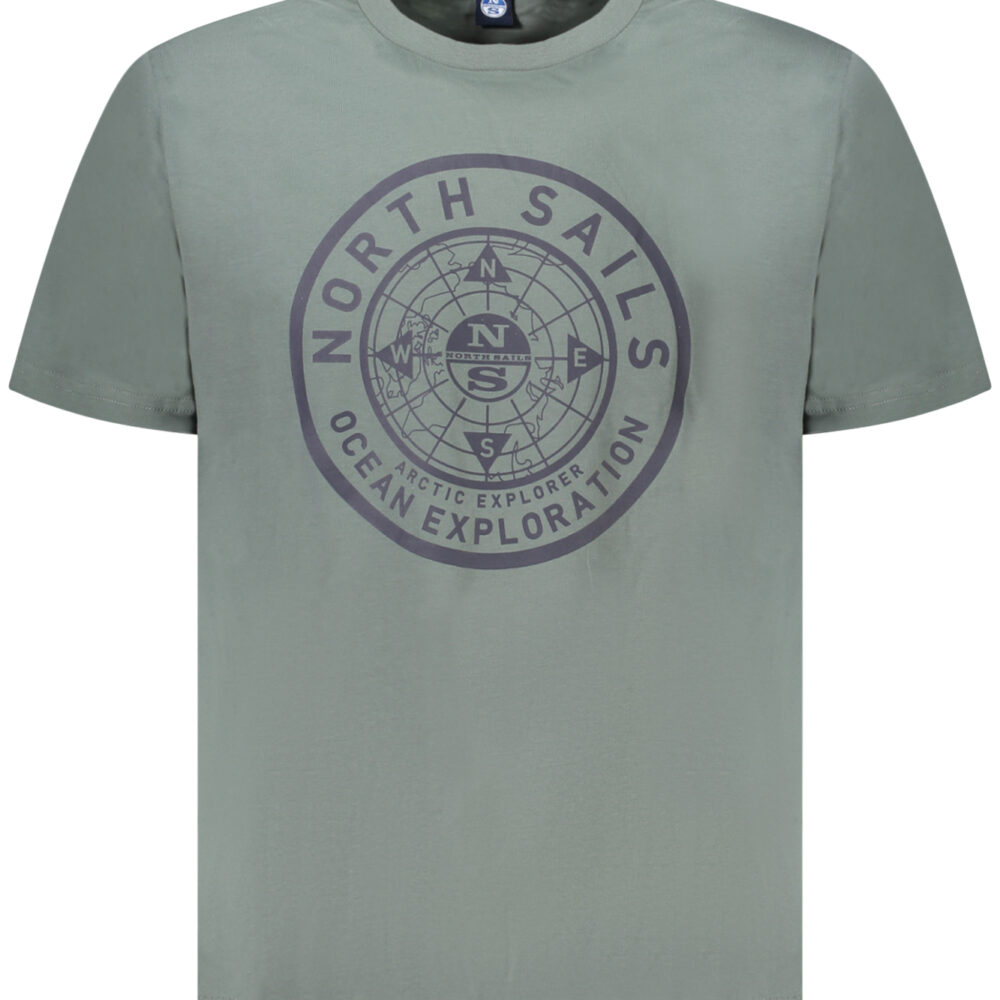 NORTH SAILS T-SHIRT MANICHE CORTE UOMO VERDE
