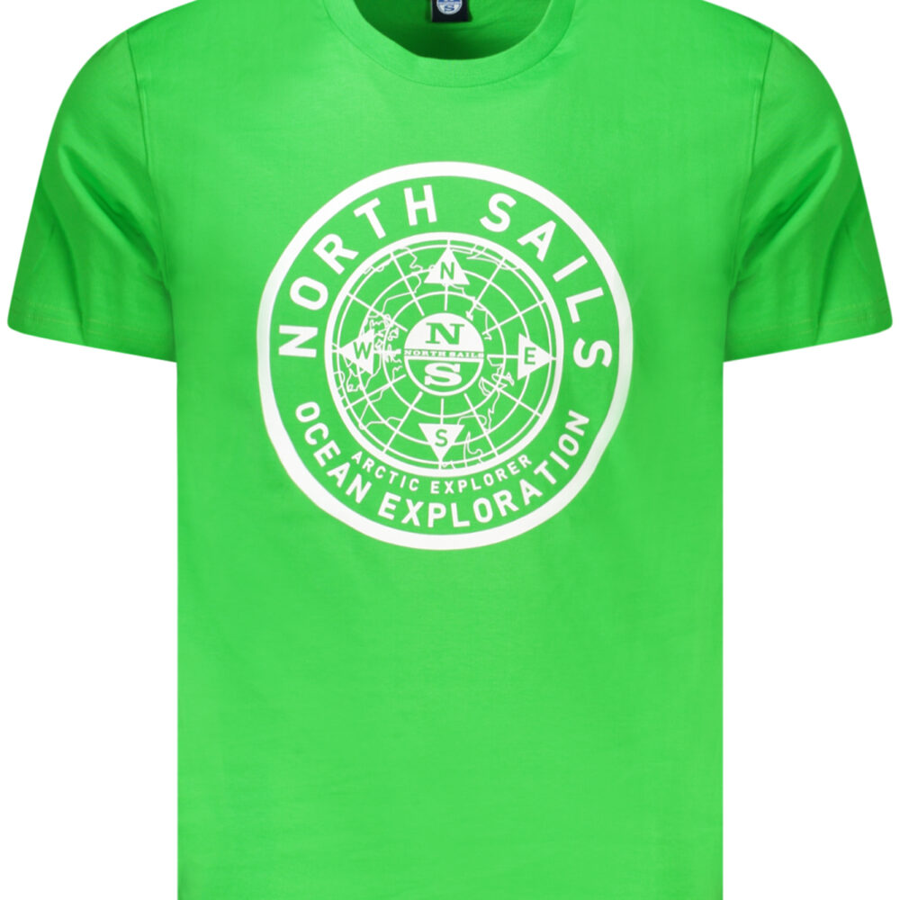 NORTH SAILS T-SHIRT MANICHE CORTE UOMO VERDE