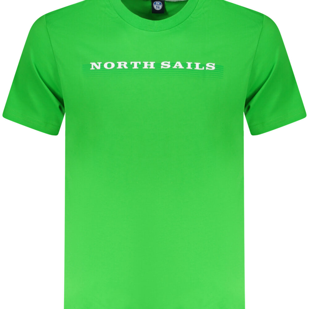 NORTH SAILS T-SHIRT MANICHE CORTE UOMO VERDE