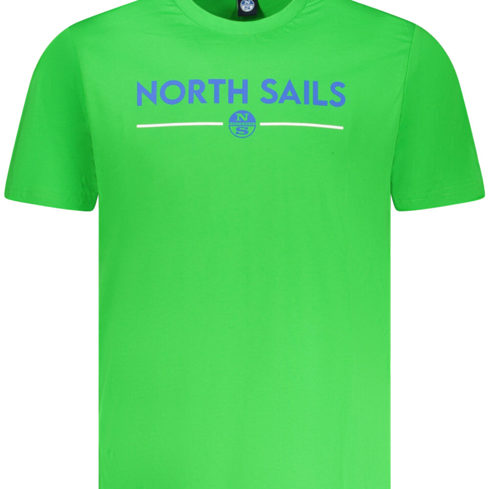 NORTH SAILS T-SHIRT MANICHE CORTE UOMO VERDE