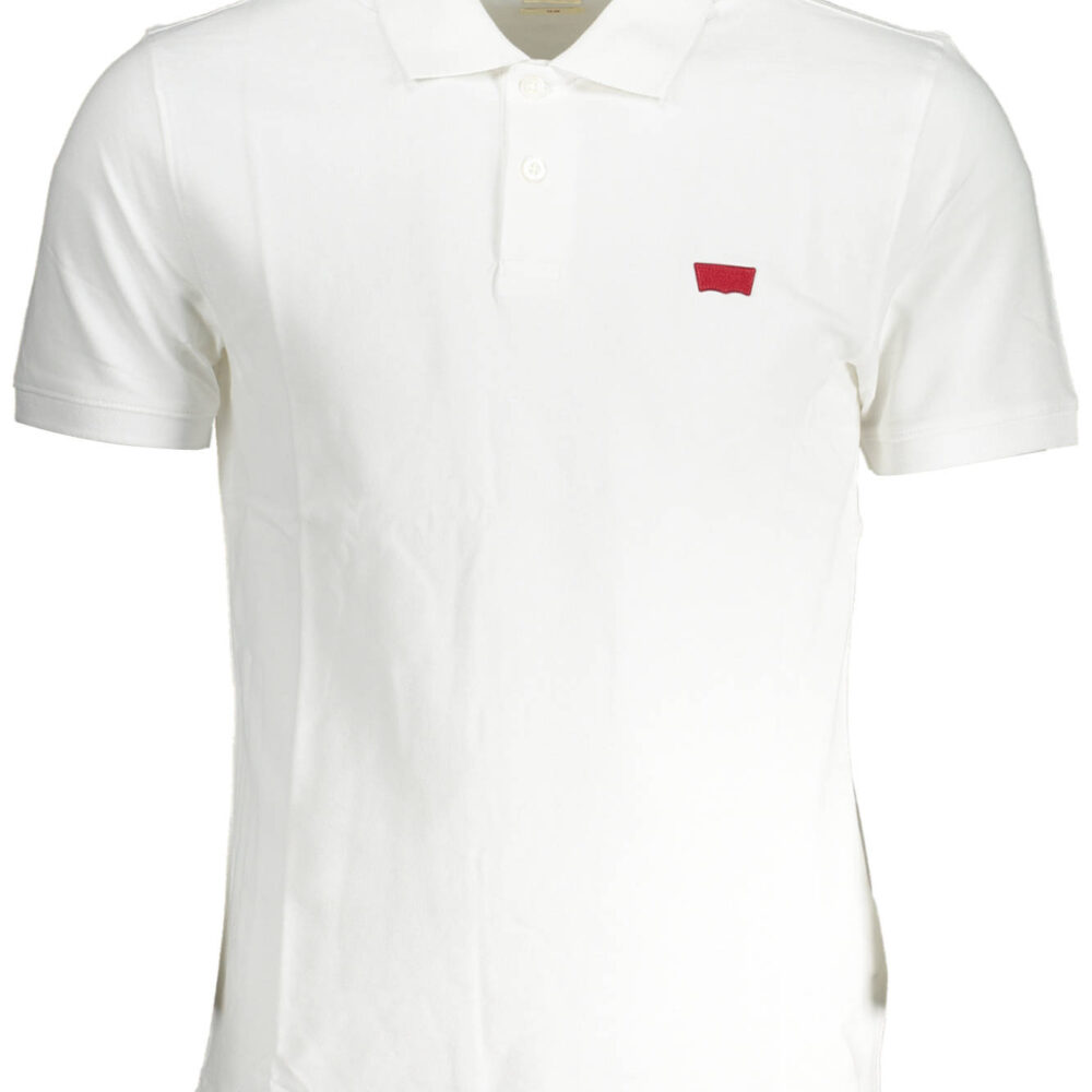LEVI'S POLO MANICHE CORTE UOMO BIANCO