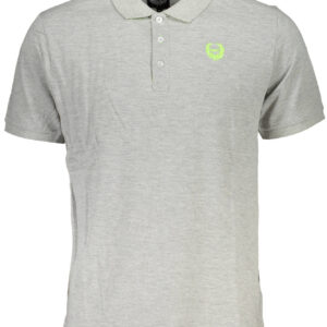 GIAN MARCO VENTURI POLO MANICHE CORTE UOMO GRIGIO