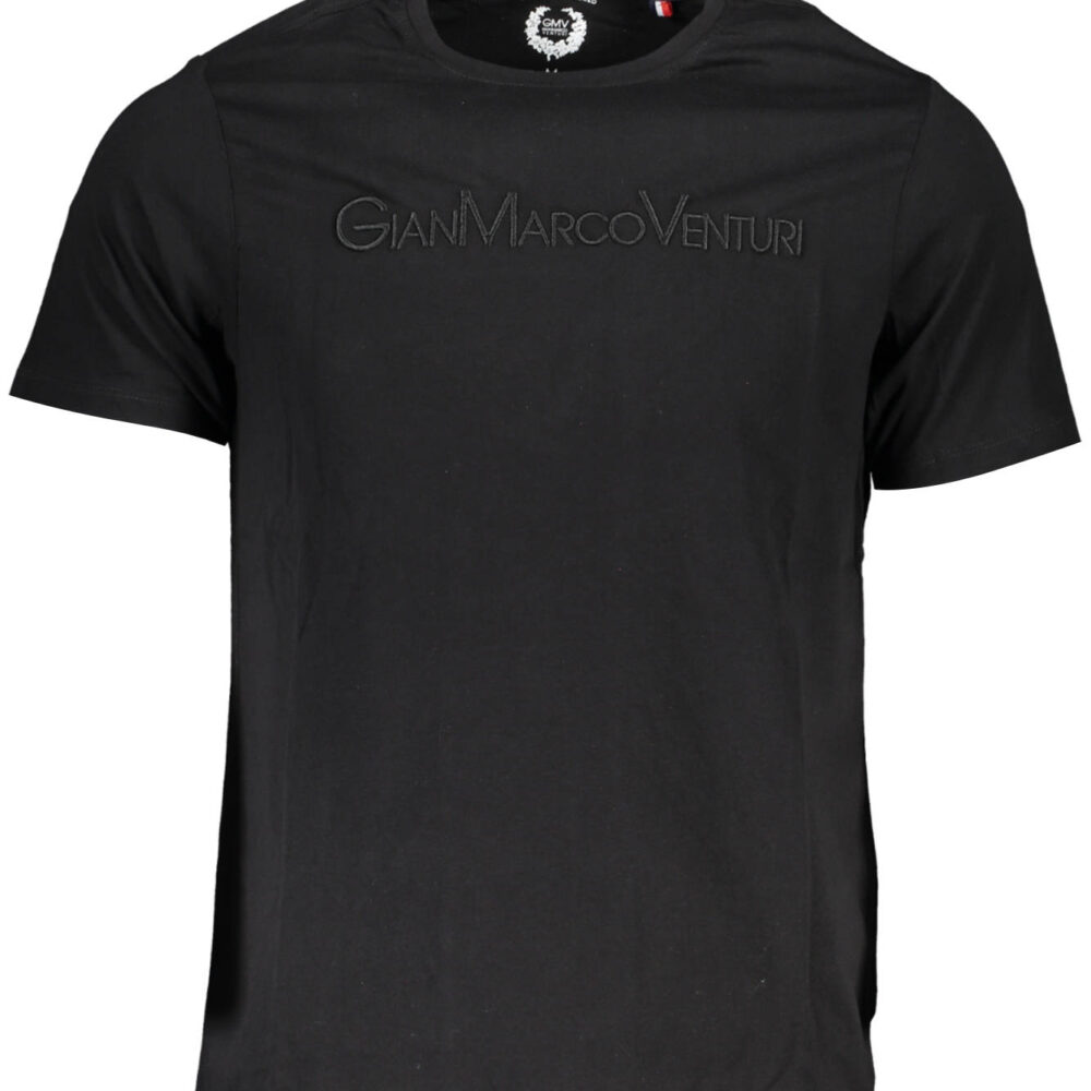 GIAN MARCO VENTURI T-SHIRT MANICHE CORTE UOMO NERO