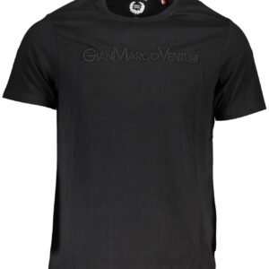 GIAN MARCO VENTURI T-SHIRT MANICHE CORTE UOMO NERO
