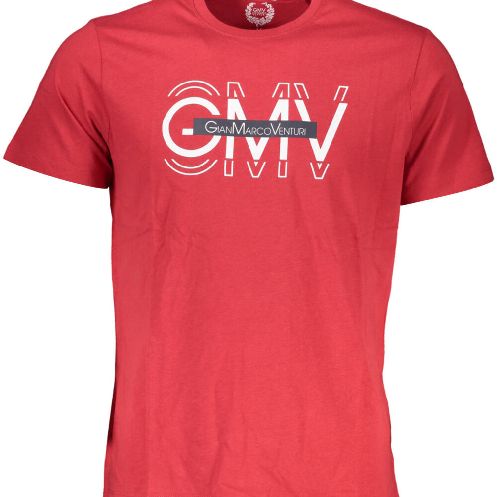 GIAN MARCO VENTURI T-SHIRT MANICHE CORTE UOMO ROSSO