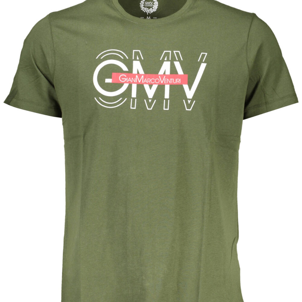 GIAN MARCO VENTURI T-SHIRT MANICHE CORTE UOMO VERDE