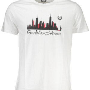 GIAN MARCO VENTURI T-SHIRT MANICHE CORTE UOMO BIANCO