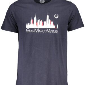 GIAN MARCO VENTURI T-SHIRT MANICHE CORTE UOMO BLU