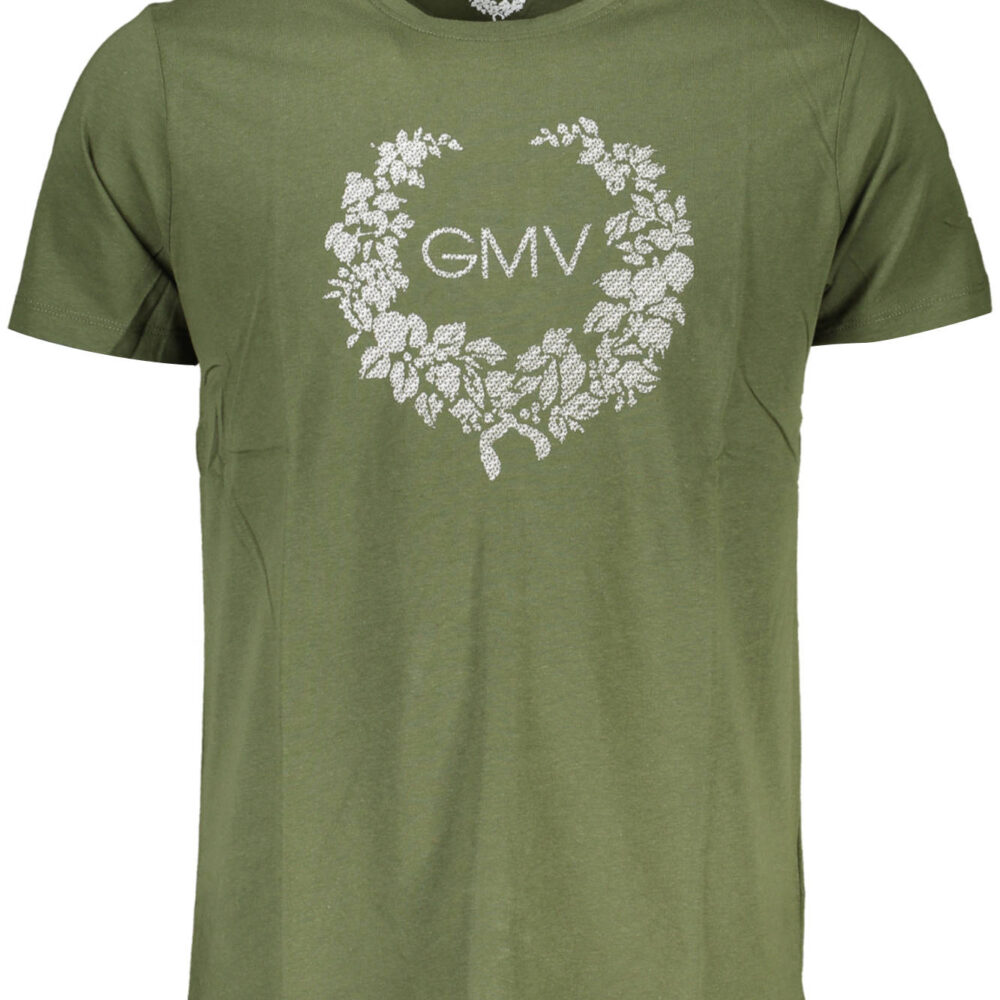 GIAN MARCO VENTURI T-SHIRT MANICHE CORTE UOMO VERDE