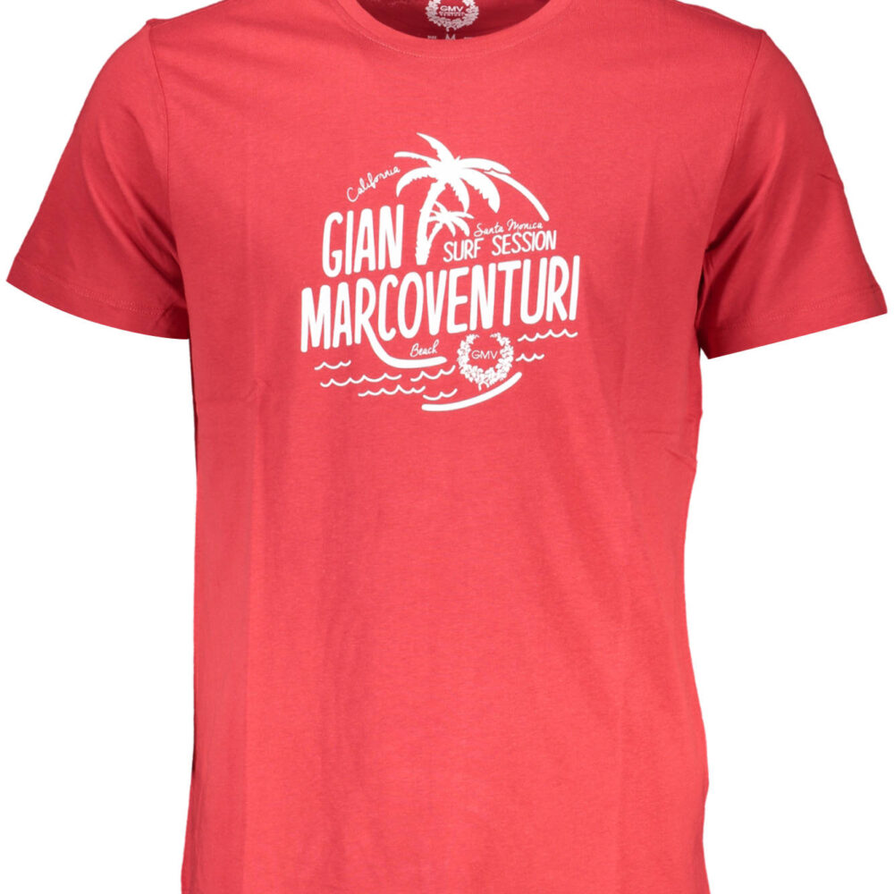 GIAN MARCO VENTURI T-SHIRT MANICHE CORTE UOMO ROSSO