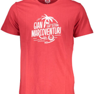 GIAN MARCO VENTURI T-SHIRT MANICHE CORTE UOMO ROSSO