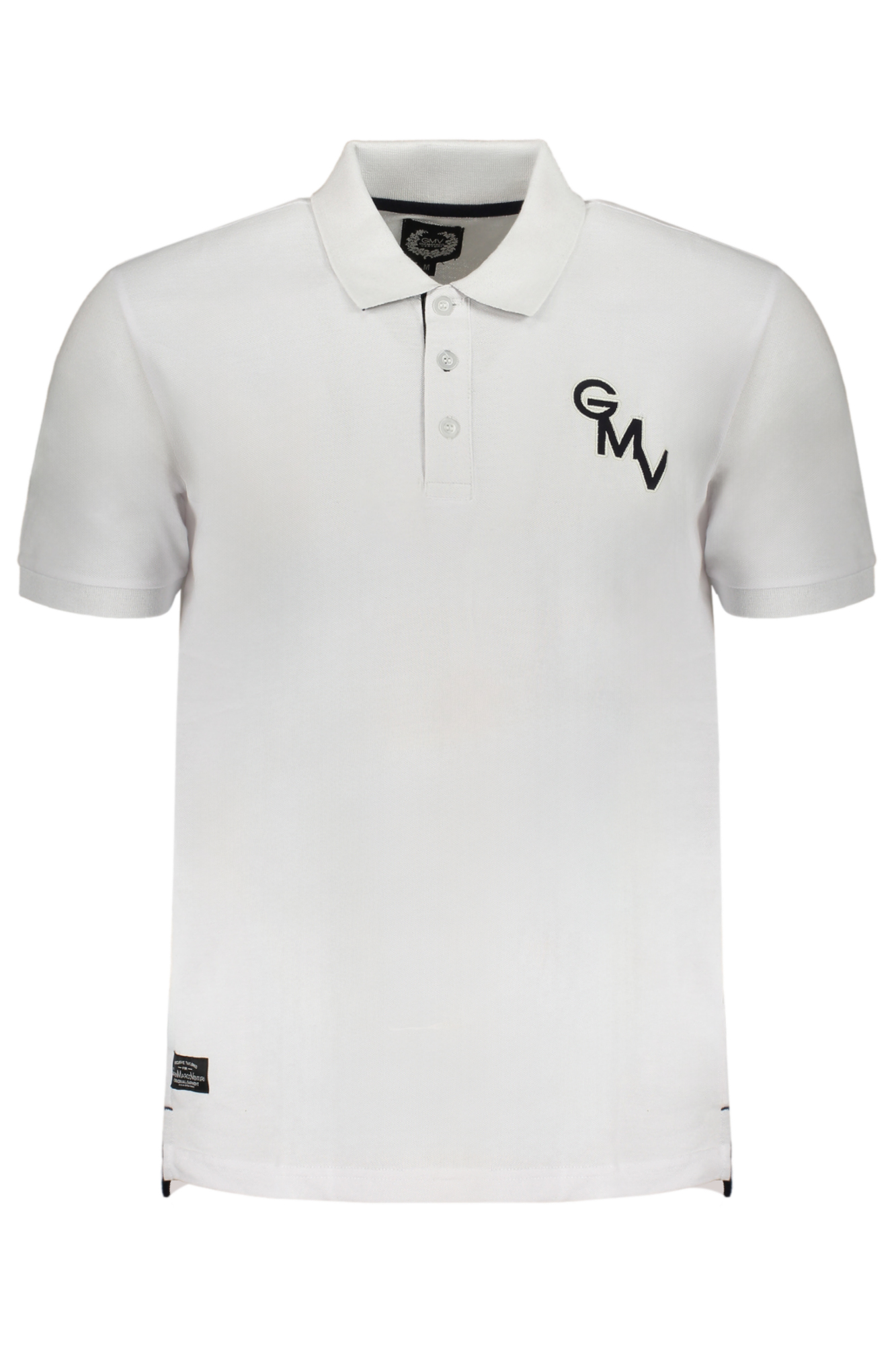 GIAN MARCO VENTURI POLO MANICHE CORTE UOMO BIANCO