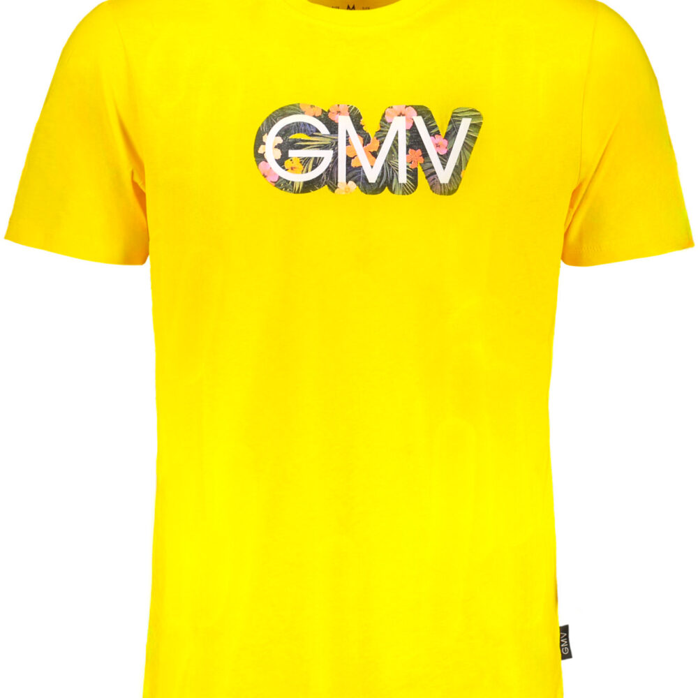 GIAN MARCO VENTURI T-SHIRT MANICHE CORTE UOMO GIALLO