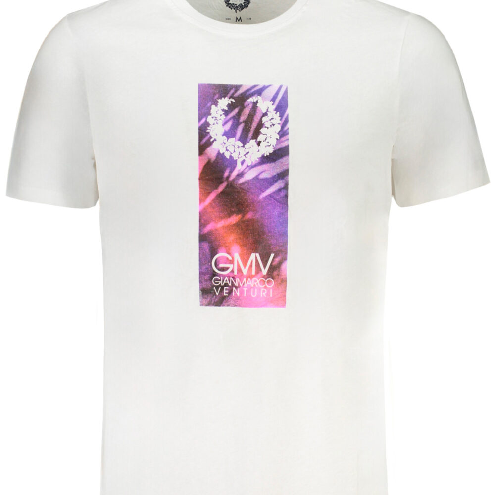 GIAN MARCO VENTURI T-SHIRT MANICHE CORTE UOMO BIANCO