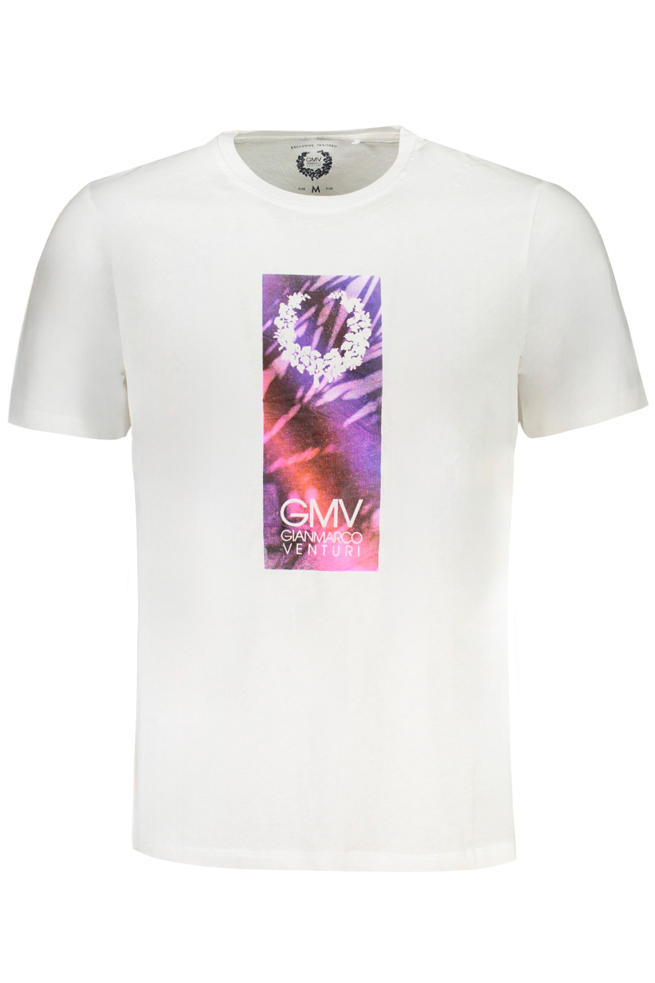 GIAN MARCO VENTURI T-SHIRT MANICHE CORTE UOMO BIANCO
