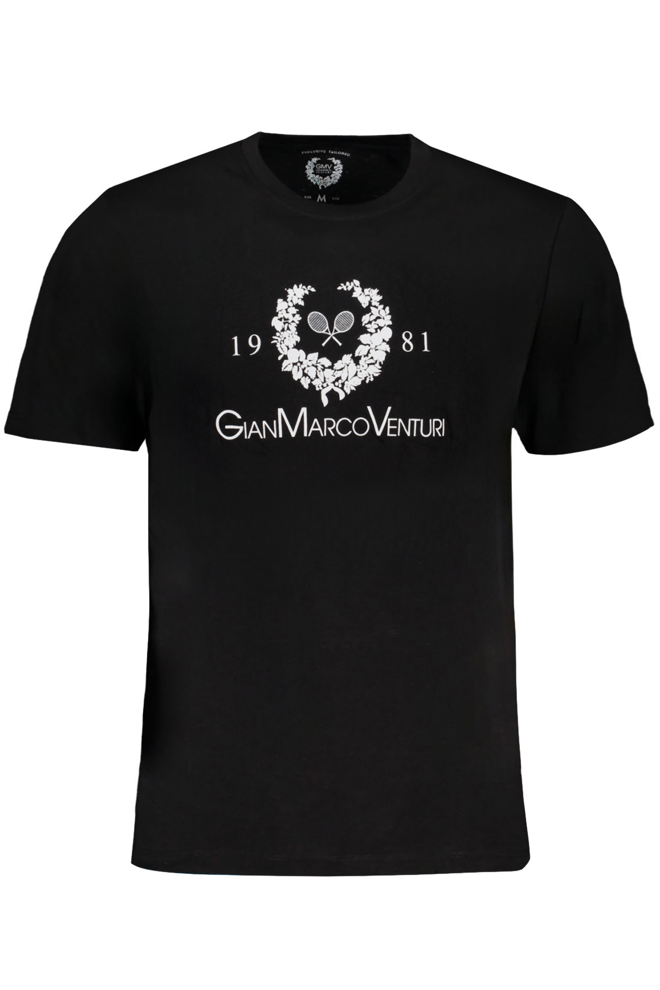 GIAN MARCO VENTURI T-SHIRT MANICHE CORTE UOMO NERO