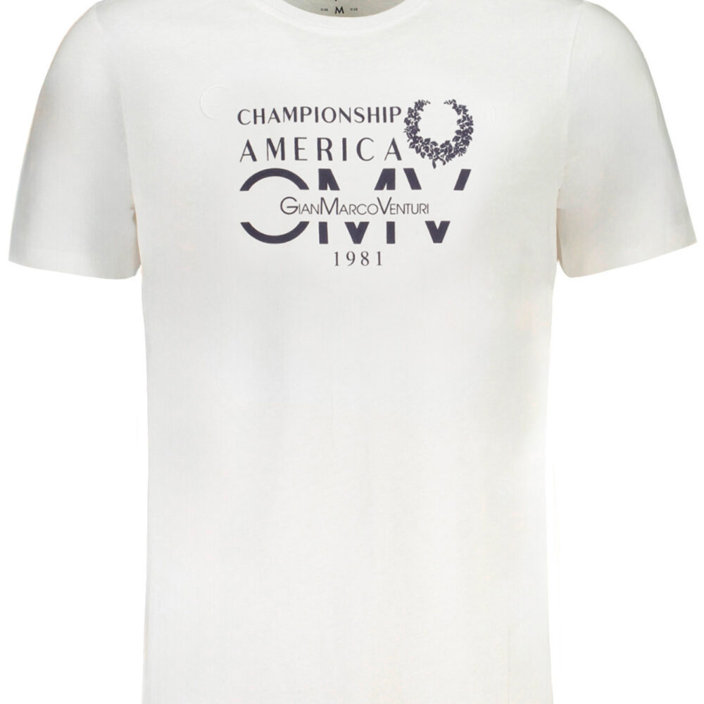 GIAN MARCO VENTURI T-SHIRT MANICHE CORTE UOMO BIANCO