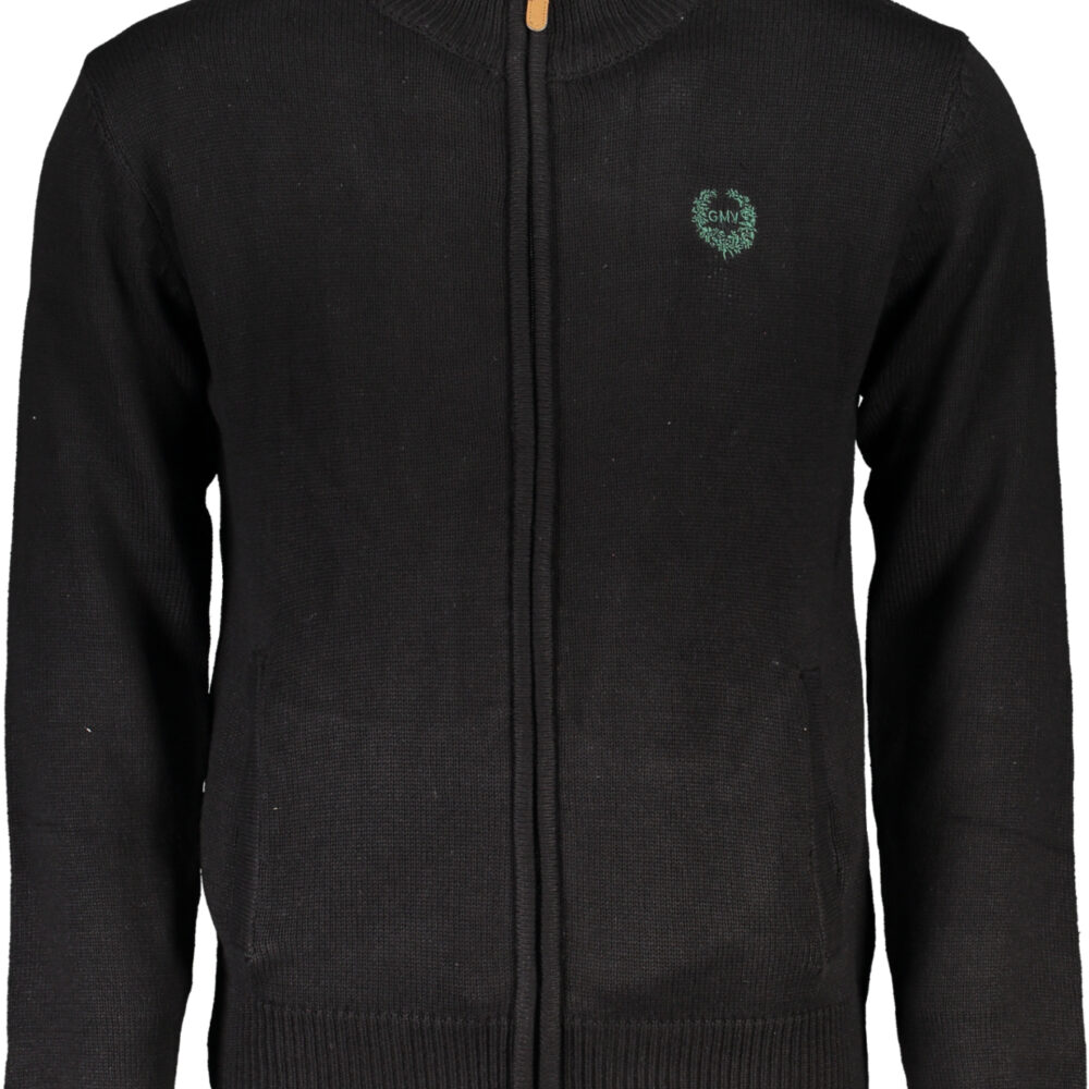 GIAN MARCO VENTURI CARDIGAN UOMO NERO