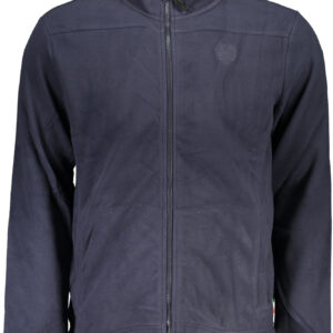 GIAN MARCO VENTURI FELPA CON ZIP UOMO BLU