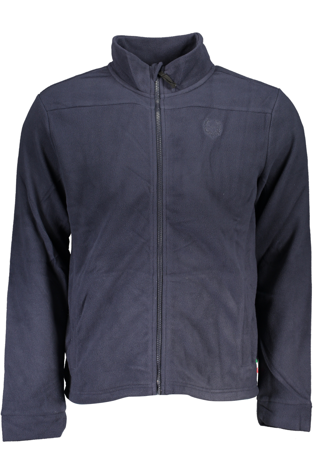 GIAN MARCO VENTURI FELPA CON ZIP UOMO BLU