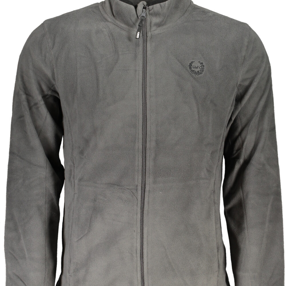 GIAN MARCO VENTURI FELPA CON ZIP UOMO GRIGIO