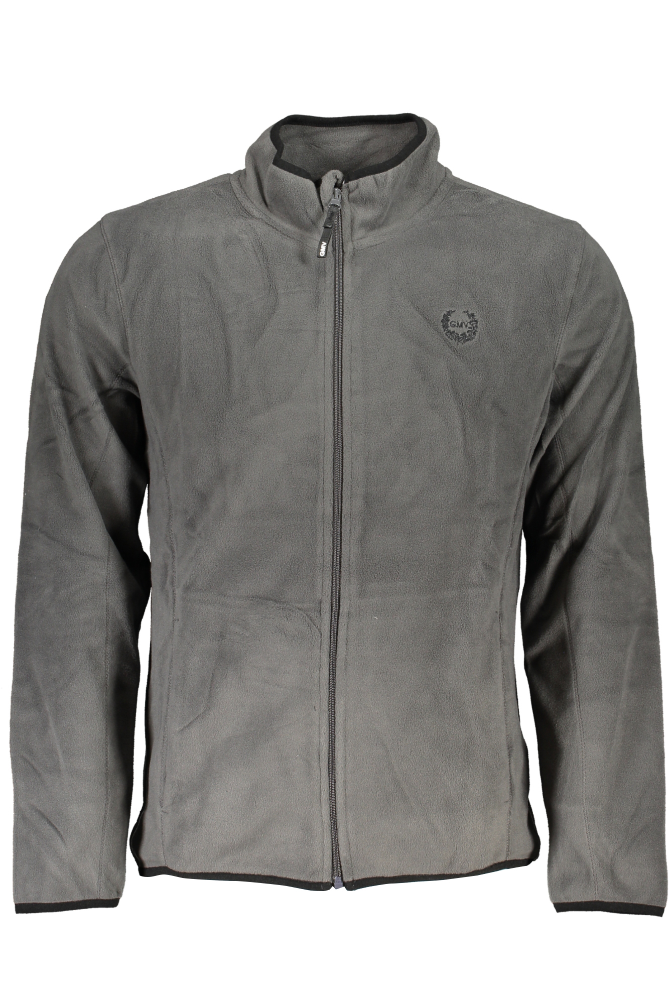 GIAN MARCO VENTURI FELPA CON ZIP UOMO GRIGIO