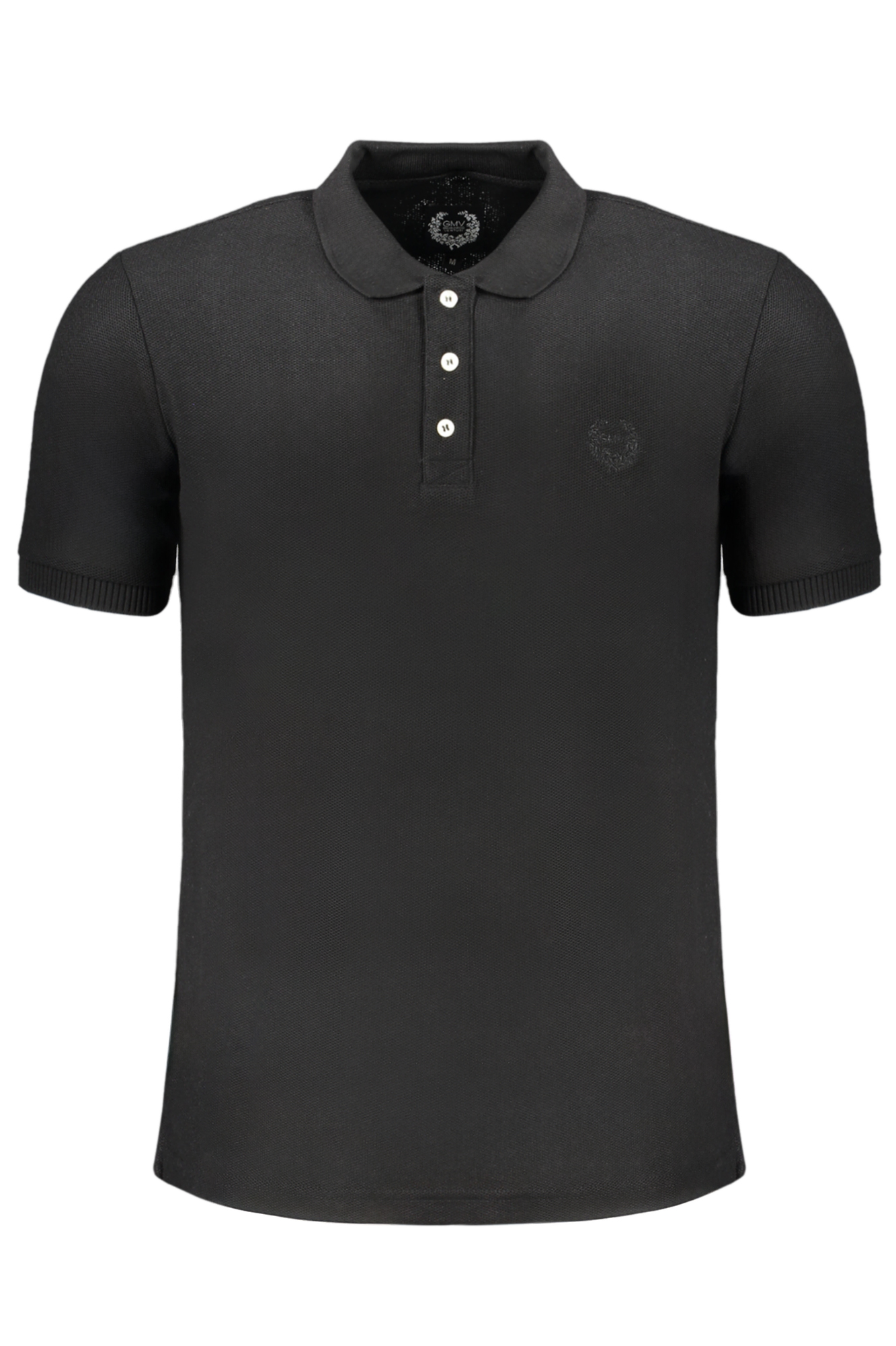 GIAN MARCO VENTURI POLO MANICHE CORTE UOMO NERO