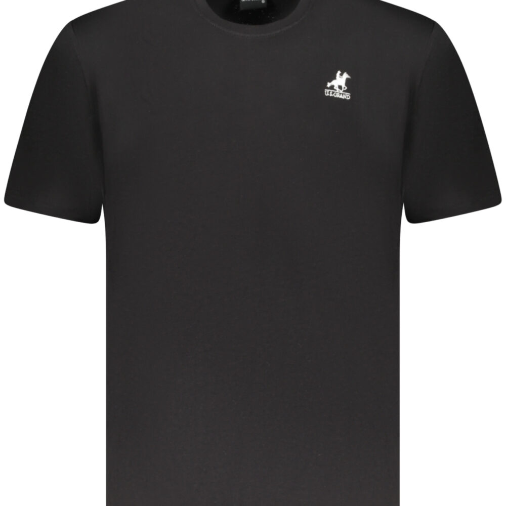 U.S. GRAND POLO T-SHIRT MANICHE CORTE UOMO NERO