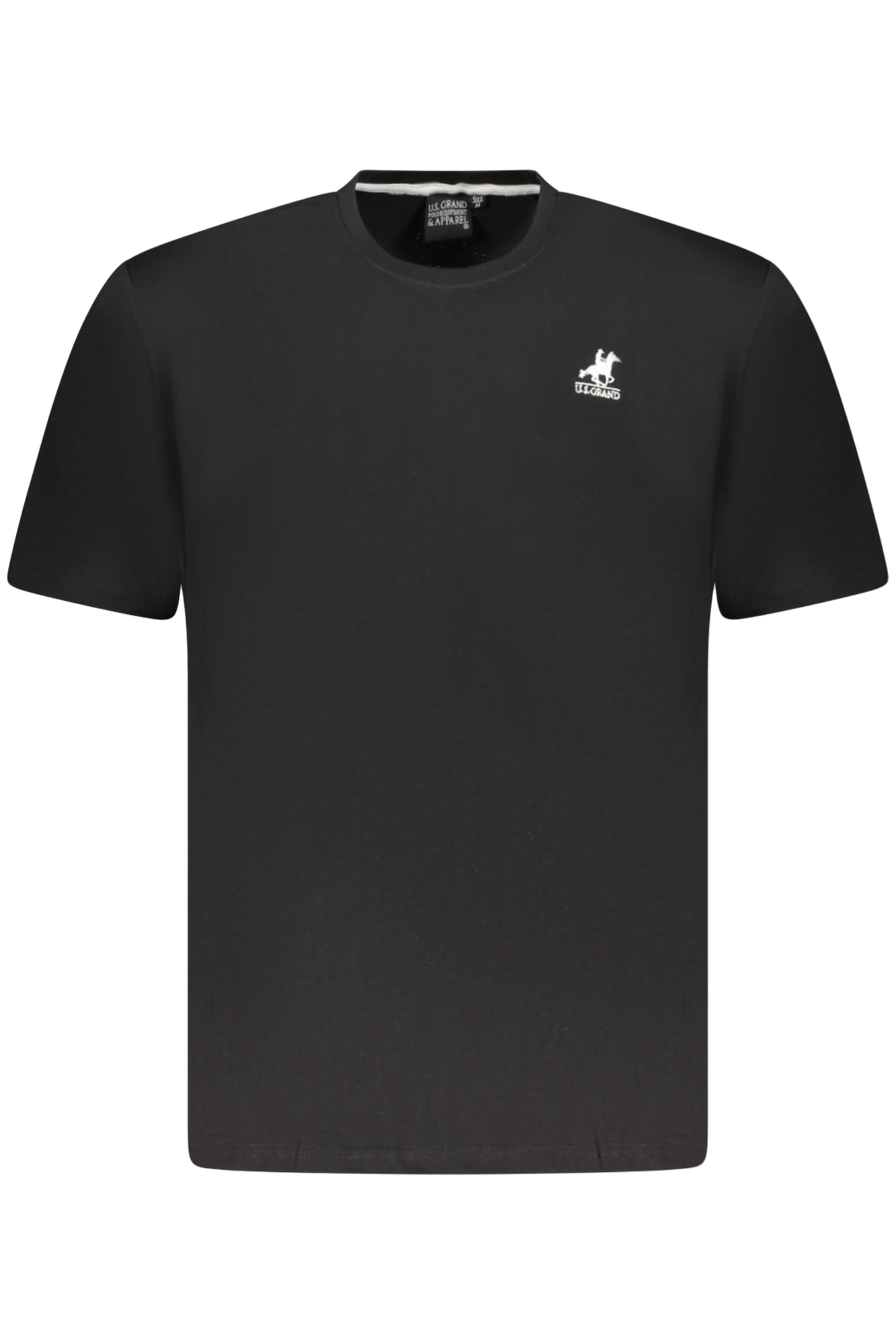 U.S. GRAND POLO T-SHIRT MANICHE CORTE UOMO NERO
