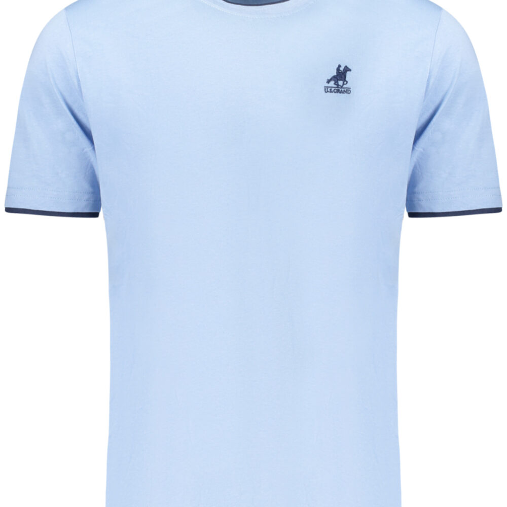 U.S. GRAND POLO T-SHIRT MANICHE CORTE UOMO AZZURRO