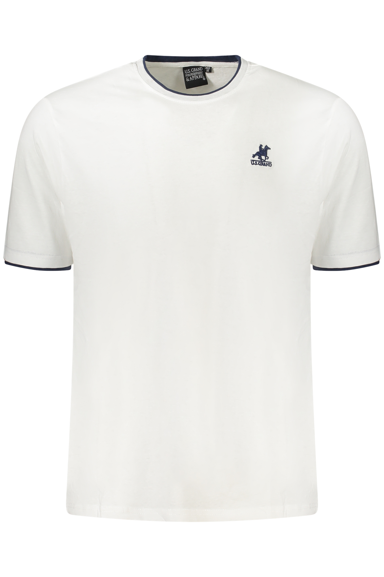 U.S. GRAND POLO T-SHIRT MANICHE CORTE UOMO BIANCO