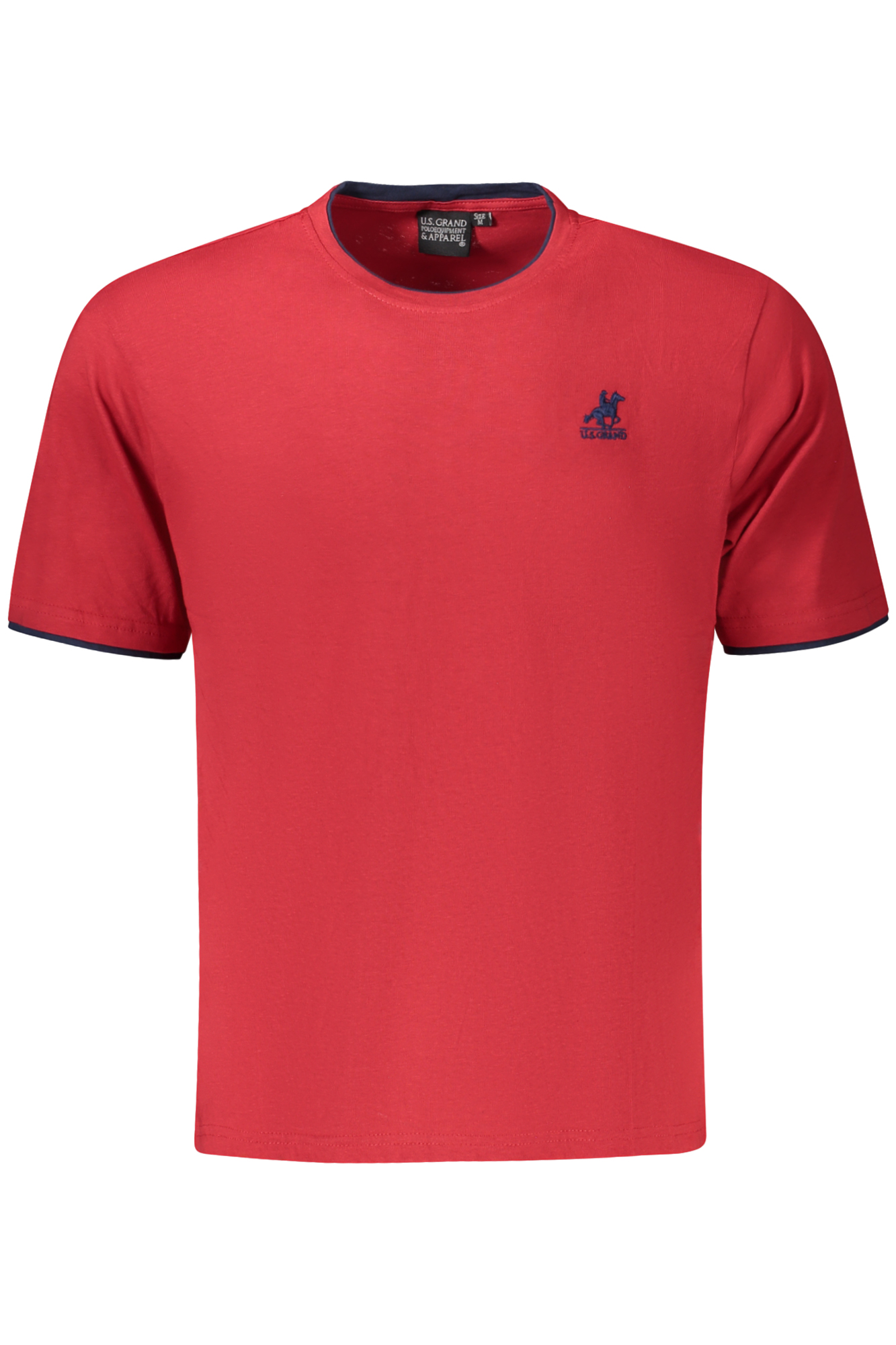 U.S. GRAND POLO T-SHIRT MANICHE CORTE UOMO ROSSO