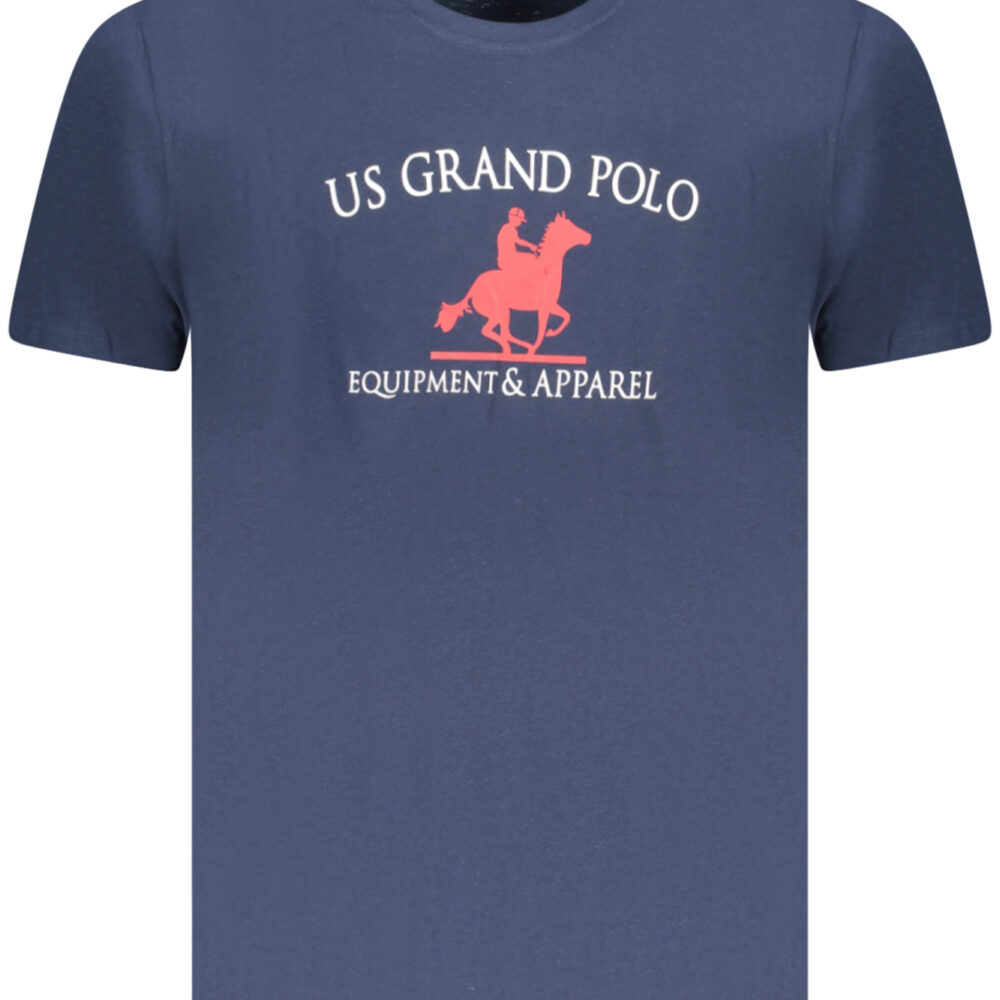 U.S. GRAND POLO T-SHIRT MANICHE CORTE UOMO BLU
