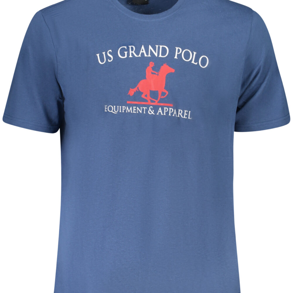 U.S. GRAND POLO T-SHIRT MANICHE CORTE UOMO BLU