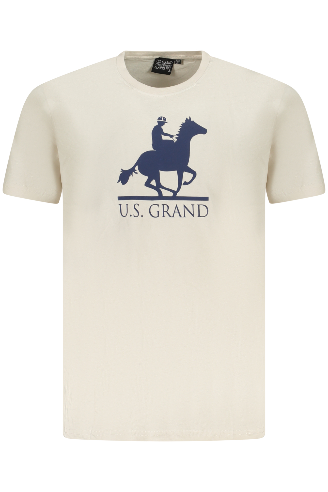 U.S. GRAND POLO T-SHIRT MANICHE CORTE UOMO BEIGE