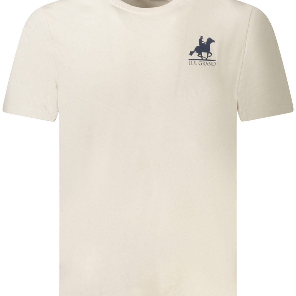U.S. GRAND POLO T-SHIRT MANICHE CORTE UOMO BEIGE