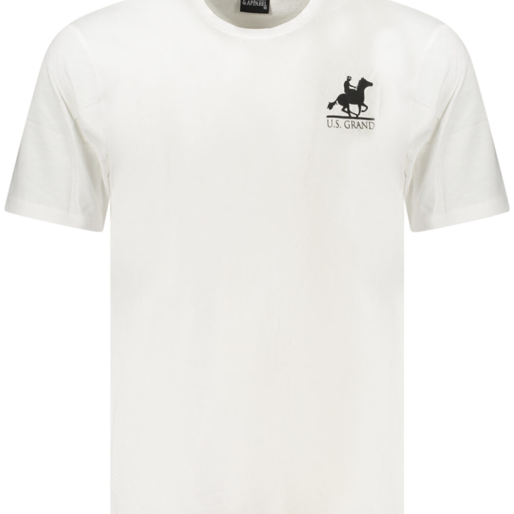 U.S. GRAND POLO T-SHIRT MANICHE CORTE UOMO BIANCO