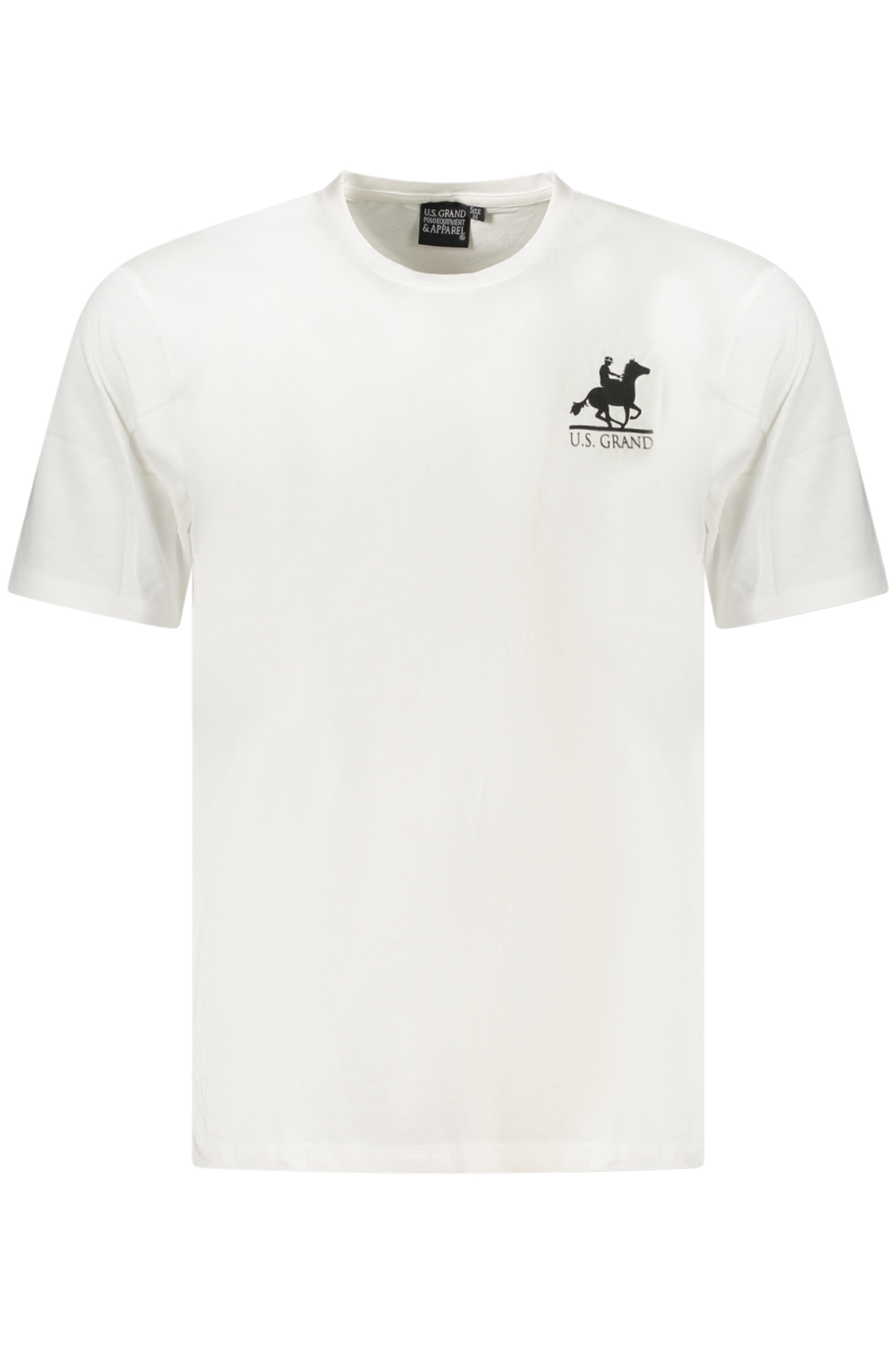 U.S. GRAND POLO T-SHIRT MANICHE CORTE UOMO BIANCO