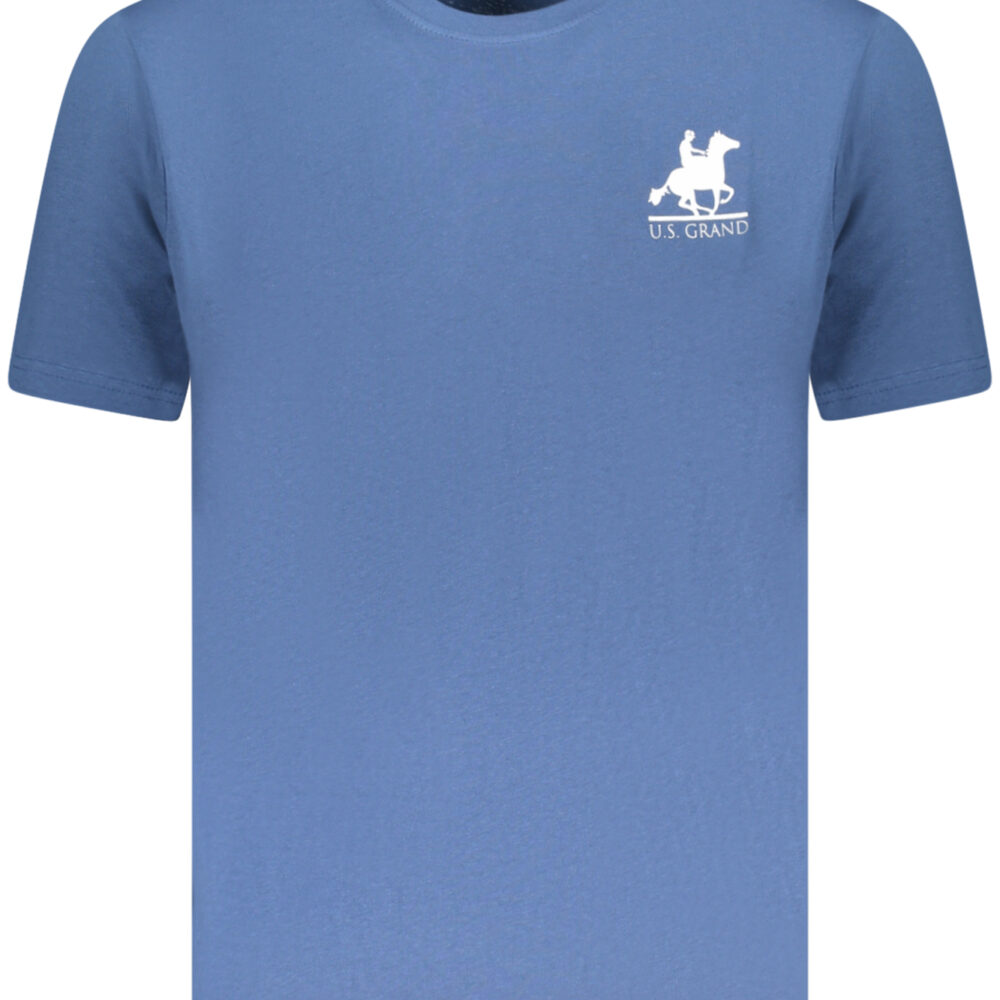 U.S. GRAND POLO T-SHIRT MANICHE CORTE UOMO BLU
