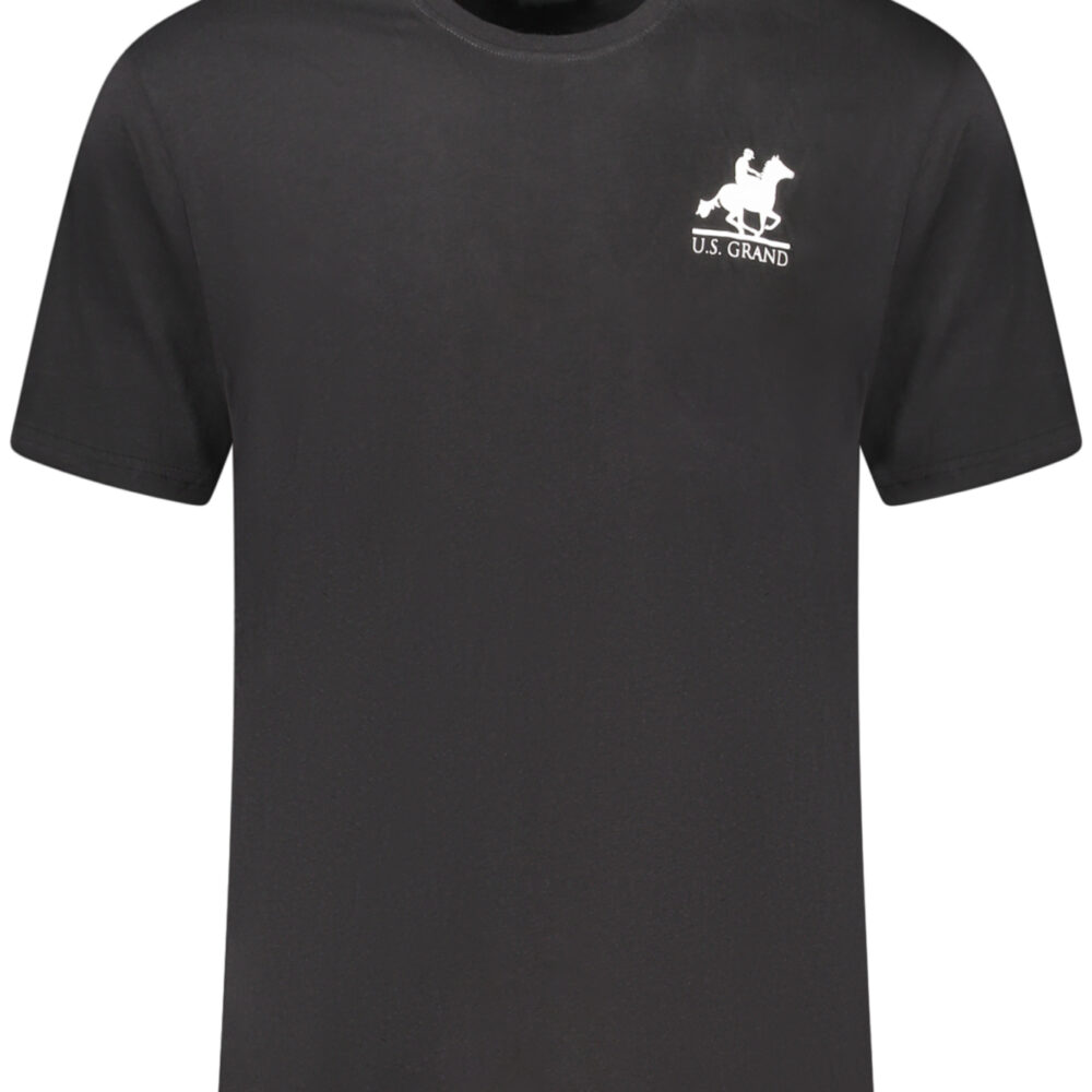 U.S. GRAND POLO T-SHIRT MANICHE CORTE UOMO NERO