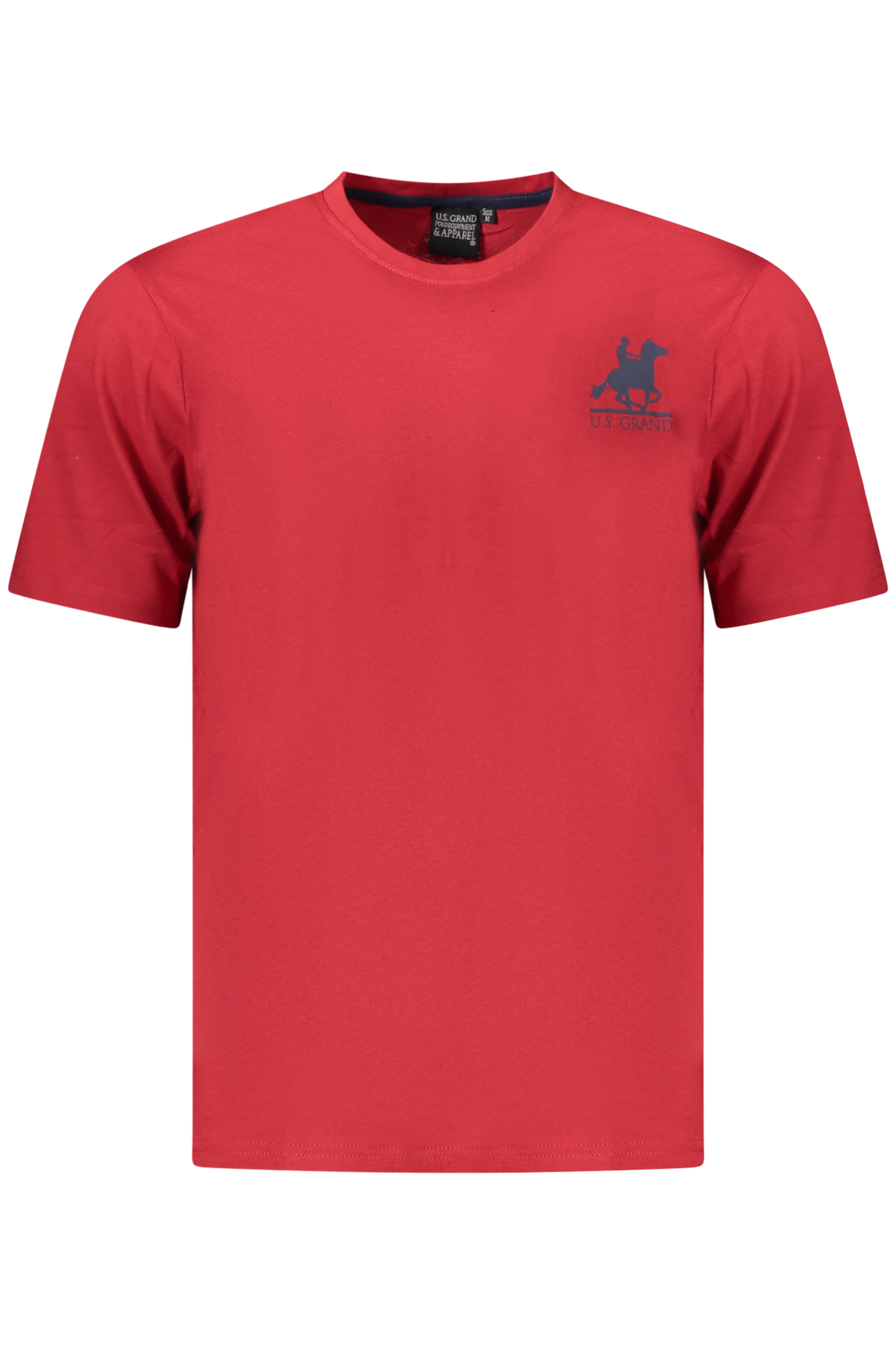 U.S. GRAND POLO T-SHIRT MANICHE CORTE UOMO ROSSO