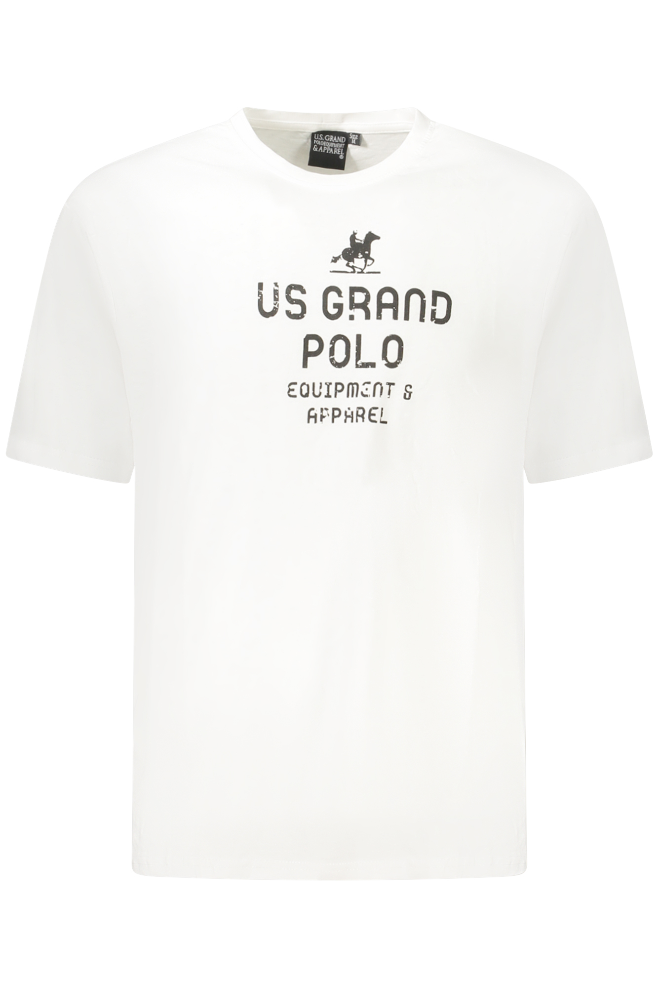 U.S. GRAND POLO T-SHIRT MANICHE CORTE UOMO BIANCO